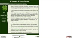Desktop Screenshot of clovercreations.ca